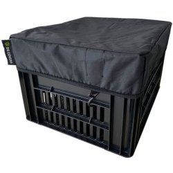 Cykelkasseovertrk DS Covers Crate M (kasser op til 35 x 45 cm) - sort