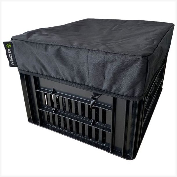 Cykelkasseovertrk DS Covers Crate M (kasser op til 35 x 45 cm) - sort