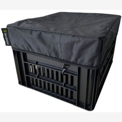 Cykelkasseovertrk DS Covers Crate M (kasser op til 35 x 45 cm) - sort