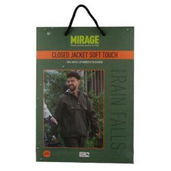 Mirage Rainfall Soft Touch anorak regnjakke - gr� - L