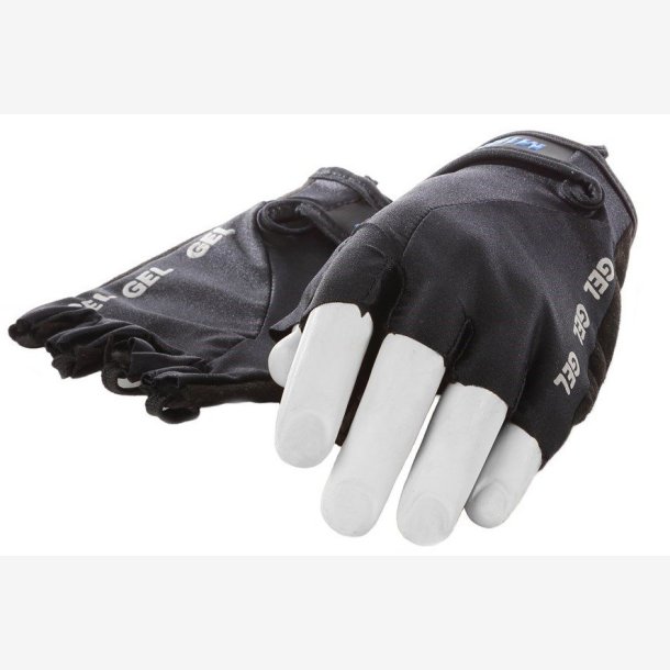 Lycra glove Mirage with gel pads - size XL - black/black