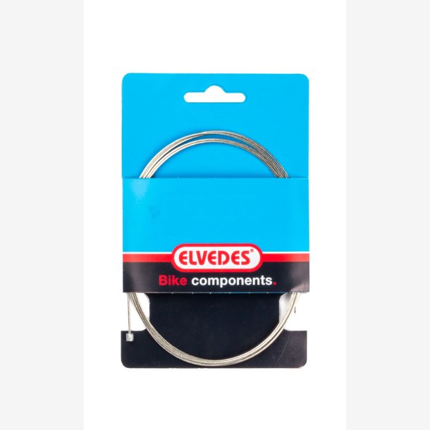 Indergearkabel Elvedes 2250mm galvaniseret �1,1mm N-nippel og T-nippel - S�lv
