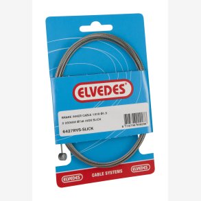 Inner Bremse cable Elvedes 2250mm Inox -  Slick �1,5mm T-nipples (blister)