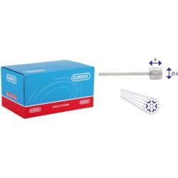 Inder skiftekabel Elvedes 3000mm rustfrit stl 1,1mm Shimano/SRAM N-nippel - slv