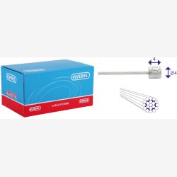 Inder skiftekabel Elvedes 3000mm rustfrit stl 1,1mm Shimano/SRAM N-nippel - slv