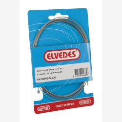 Inner shift cable Elvedes 2250mm stainless steel  slick 1,1mm N-nipple (blister)