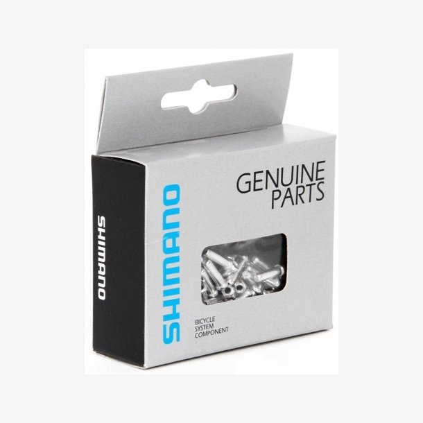 Anti-fray nipple Shimano 1.2mm aluminium - silver  (100 pieces)