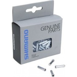Anti-fray nipple Shimano 1.6mm aluminium - silver (100 pieces)