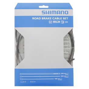 Bremse cable set Shimano Race stainless steel - black