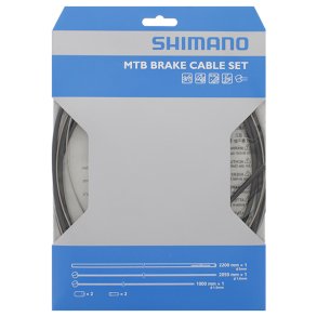 Bremse cable set Shimao MTB stainless steel - black