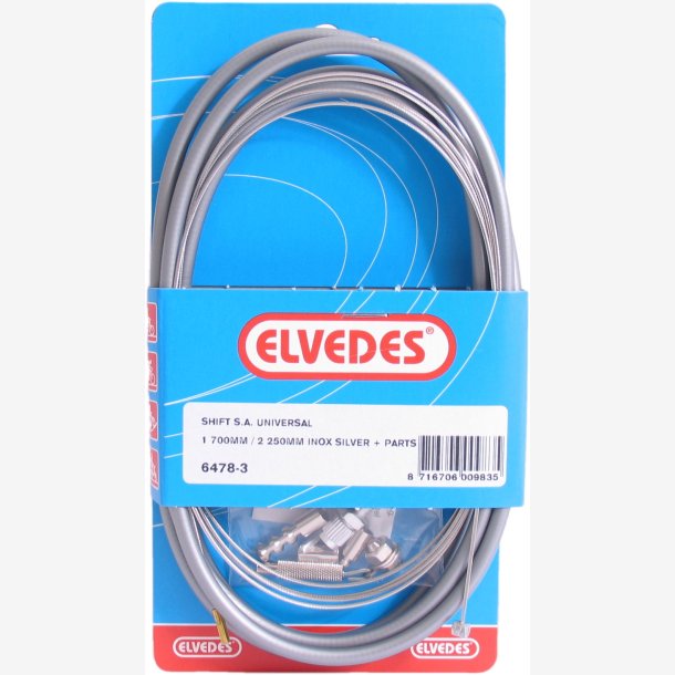 Drum Bremse cable Elvedes 1700mm / 2250mm stainless steel - silver