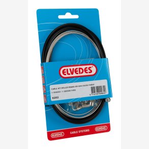 RollerBremse cable kit Elvedes BR-IM41/50/53 1000mm / 1250mm stainless steel - black (blister)