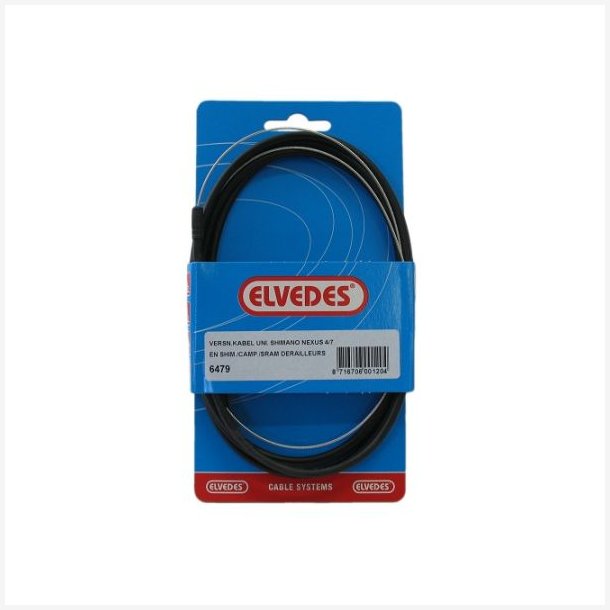 Gearkabelst 3/7-speed Elvedes Nexus 1700 / 2250 mm rustfrit stl - sort