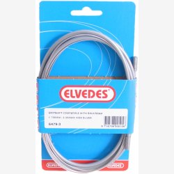Gearkabels�t 3-gear Elvedes Nexus 1700 / 2250 mm rustfrit st�l - s�lv