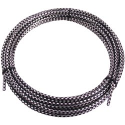Bremsekabel Elvedes med teflonbel�gning �5,0mm / 10 meter - sort/krom (rulle)