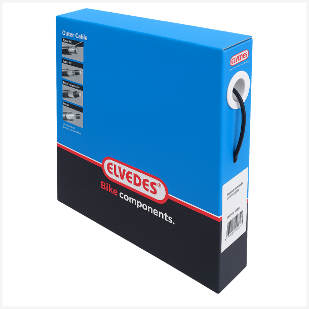 Ydre gearkabel Elvedes med teflonforing 30 meter / �4,2mm - sort (30 meter i kasse)