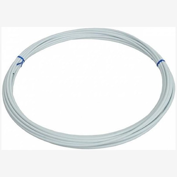 Bremse outer cable Elvedes with teflon lining 5,0mm/10 meter - white (roll)