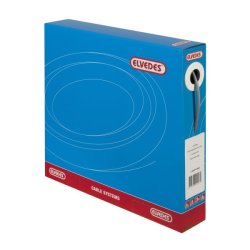 Ydre gearkabel Elvedes med teflonforing 30 meter / �5,0mm - s�lv (30 meter i kasse)