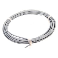 Bremsekabel Elvedes med teflonforing �5,0mm / 10 meter - gr� (rulle)
