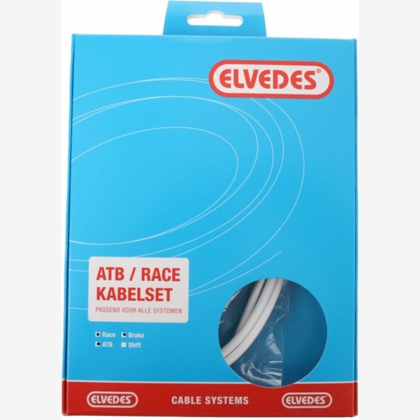 Bremse cable kit Elvedes MTB/Race complete - white (in a box)