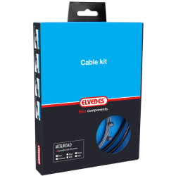 Shift cable set Elvedes MTB/Race complete - black (in a box)