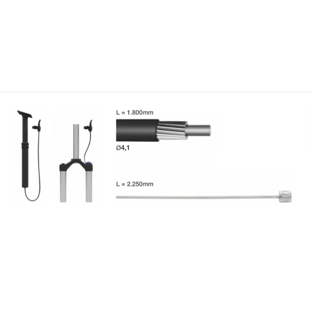 Cable set Elvedes for dropper Sadelpind / remote lock-out