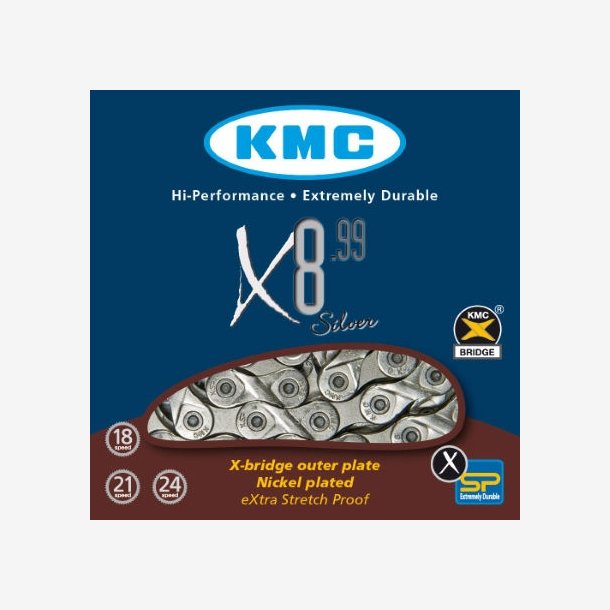 Kde 8 speed KMC X8.99 - silver