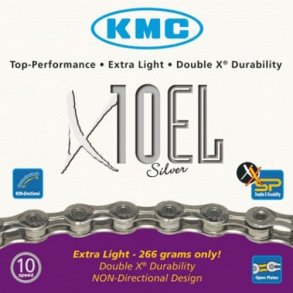 Kde 10 speed KMC X10EL - silver