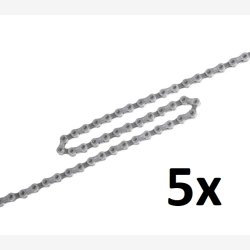 Kde 9-trins Shimano HG53 Deore/LX/Tiagra - 126 led (5 styk i vrkstedsemballage)