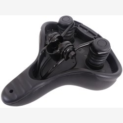 Cykelsadel Edge Urban City - sort