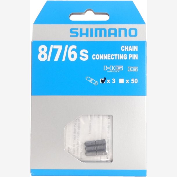 Kde pin 6/7/8 speed Shimano HG/IG (3 pieces)