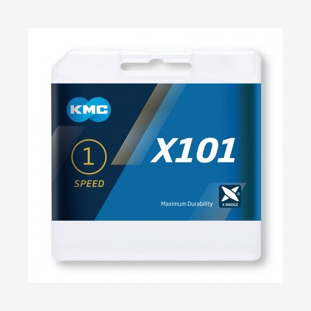 Kde single speed KMC X101 Gold 112 links - gold