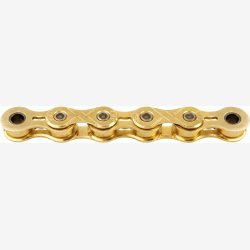 Kde single speed KMC X101 Gold 112 links - guld