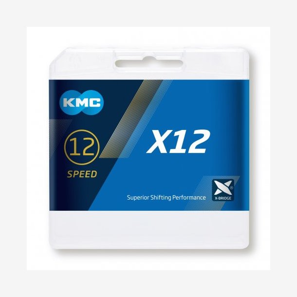 Kde 12 Speed ??KMC X12 126 Venstre - Slv