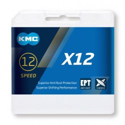 Kde 12 Speed ??KMC X12 EPT 126 Venstre - Slv