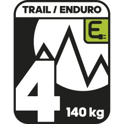 Kde M-Wave single speed / navgear - rustfrit stl - 112 led