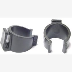 Fikseringsclips til frakkeskner Hesling 20mm - sort