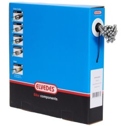 Inderbremsekabel Elvedes 3000 mm �7 x 6mm 1 x 19 tr�de - rustfrit st�l �1,5mm med T-nippel (50 stk.) - S�lv
