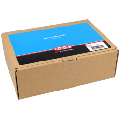 Udskiftningsklodser til V-bremse Elvedes 6810 gummi 55 x 12 mm - sort (25 par)