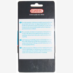 Tromlebremsekabel Elvedes 1700mm / 2350mm rustfrit stl - sort