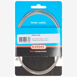 Indvendig skiftekabel Elvedes 3000mm 1 x 19 trde rustfrit stl 1,1mm N-nippel 44 mm + T-nippel 4,54,5 mm