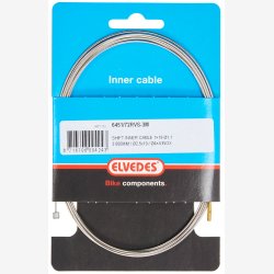 Indvendig skiftekabel Elvedes 3000mm 1 x 19 trde rustfrit stl 1,1mm med 2,5 &times; 10 og 4 &times; 4mm N-nippel