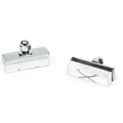 Caliper flg bremsesko st Elvedes X-groove design - hvid blanding (p et kort)