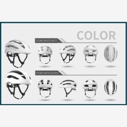 CRNK Cykelhjelm Angler mat hvid L 57-63 cm