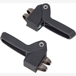 Barnestol bag Qibbel 6+ Junior med sikkerhedssele, fodsttter og sikkerhedsplader - grn/sort