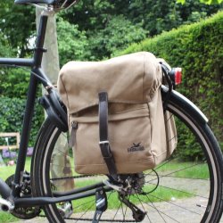 Dobbelt cykeltaske Greenlands Travel Bag 40 liter 30 x 37 x 17 cm - sandfarve