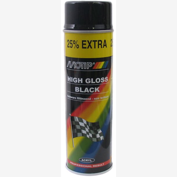 LACQUER  500ml  HIGH GLOSS  BLACK