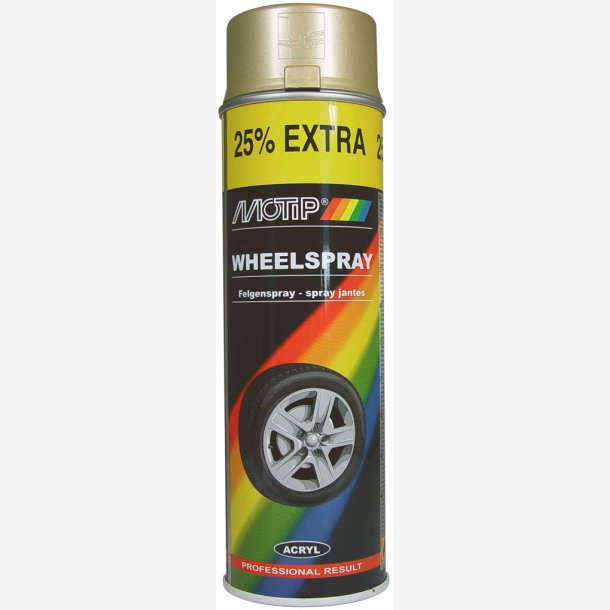 WHEEL SPRAY 500ml  GOLD