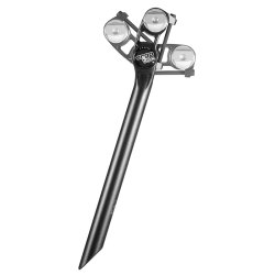 Sadelpind justerbar Ergotec Futura �27,2 mm / 340-400 mm - sort