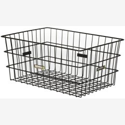 Cykelkurv for rear carrier Basil Zembla 53 x 37 x 23 cm - black